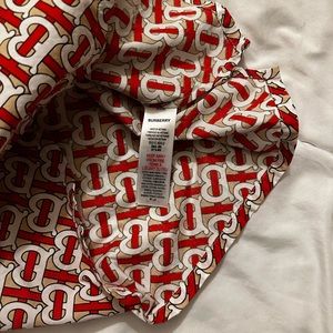 Burberry button up shirt big boys